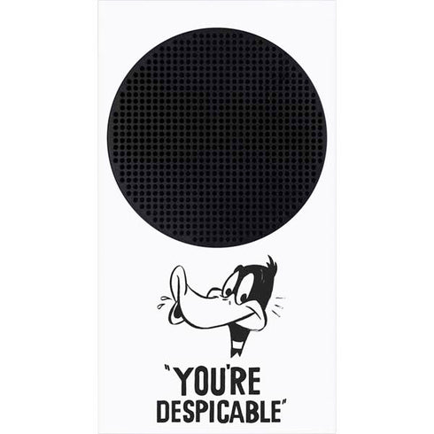 Looney Tunes Daffy Duck Youre Despicable Xbox Series S Console Skin